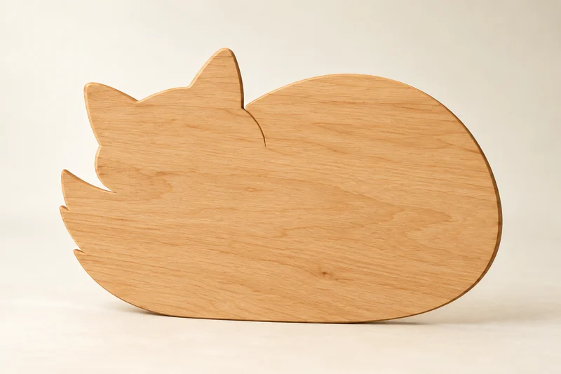 Curled woodland fox project visualization